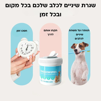 ערכת מגבונים- מגן מפני מחלות שיניים